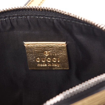 Gucci X SEGA Calfskin GUCCY Stars Mini Dome Shoulder Bag Gold 8 of 11