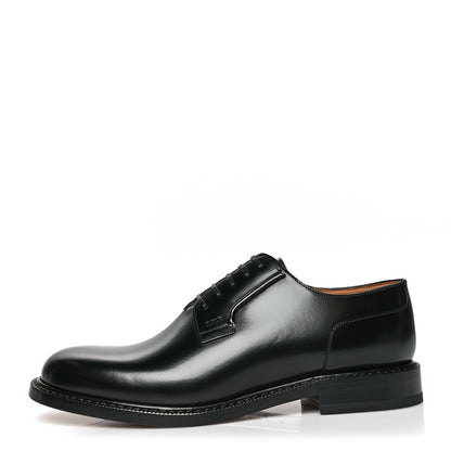 Christian Dior Calfskin Mens Lace Up Oxford Loafers 41.5 Black 1 of 8