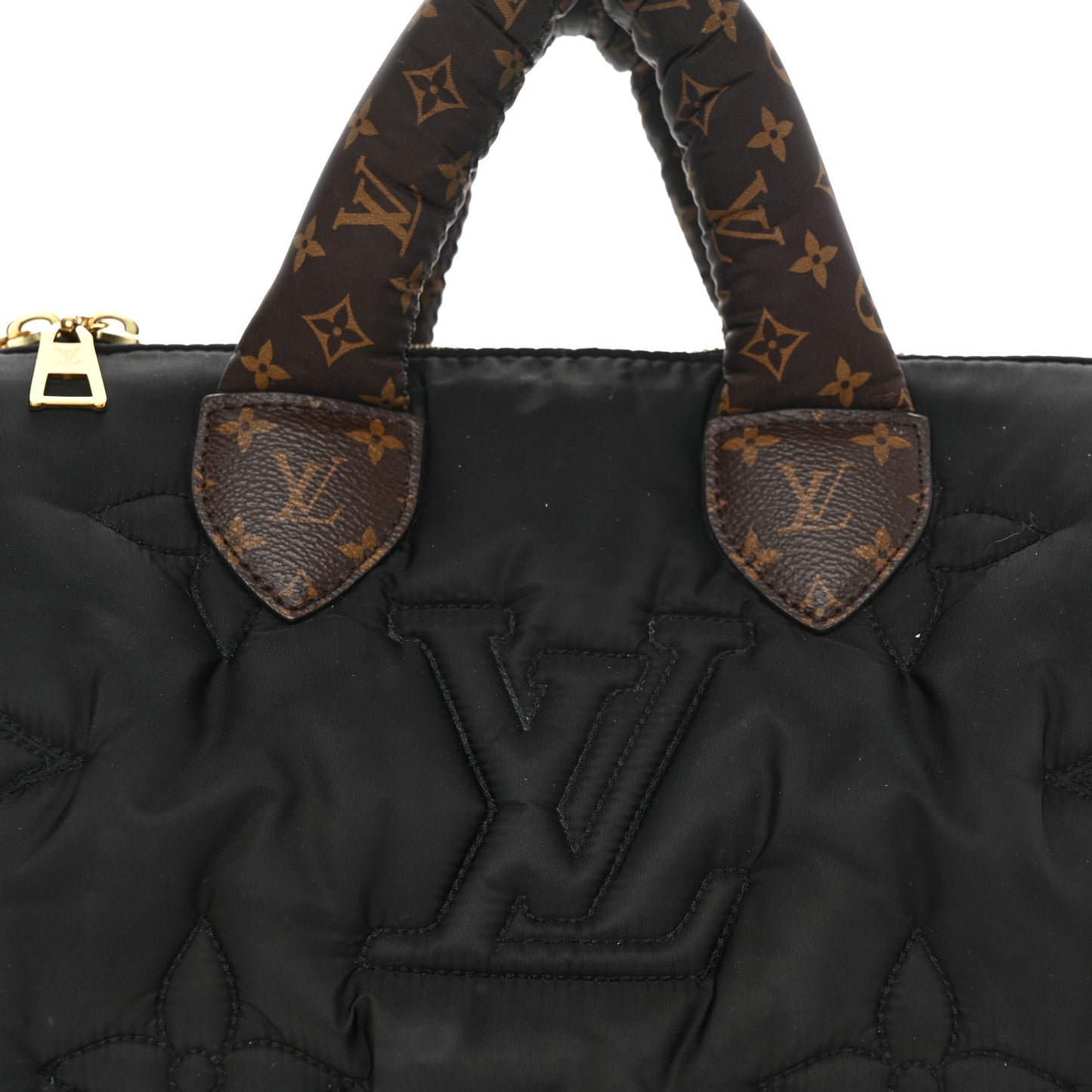 Econyl Mini Monogram Pillow Speedy Bandouliere 25 Black