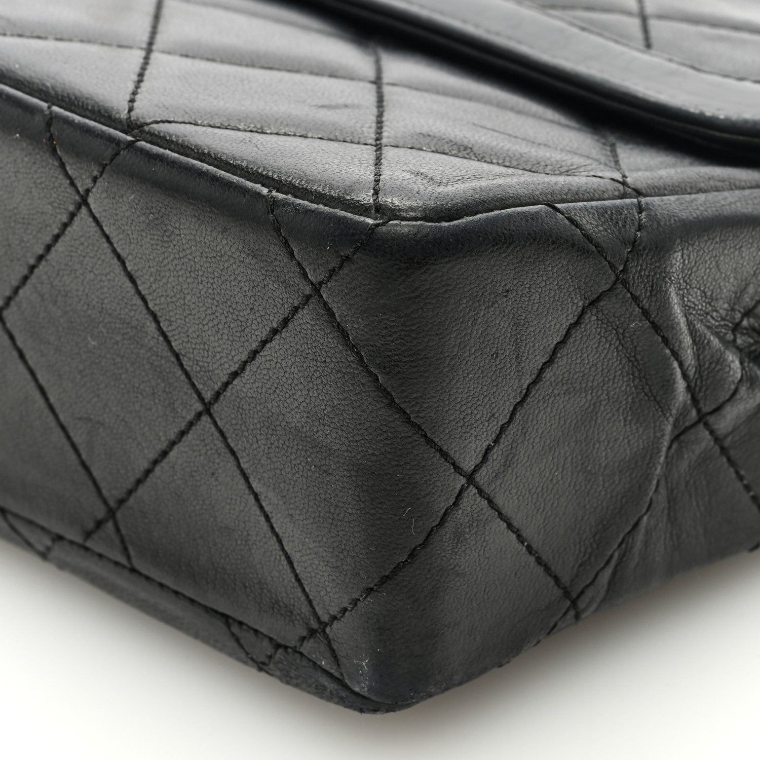 Chanel Lambskin Quilted Small Double Flap Black 10 of 11