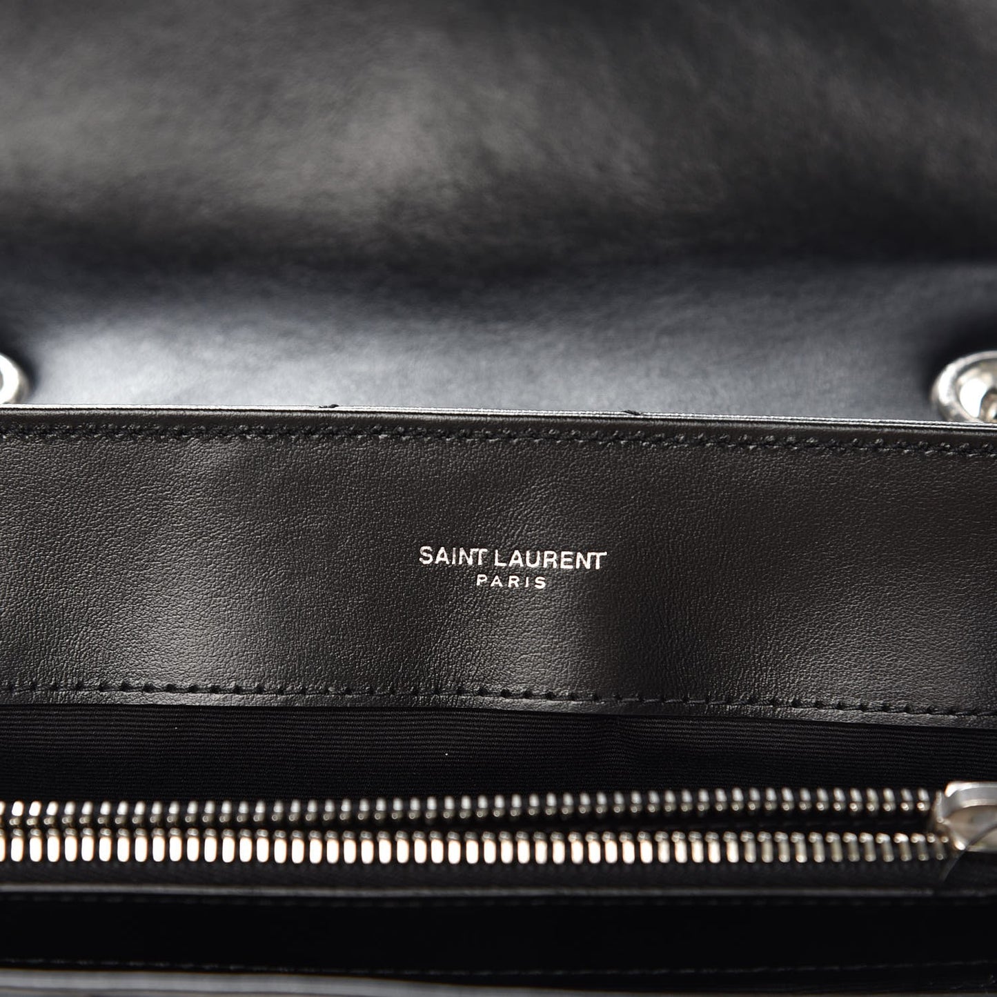 Calfskin Y Quilted Monogram Medium Loulou Chain Satchel Black