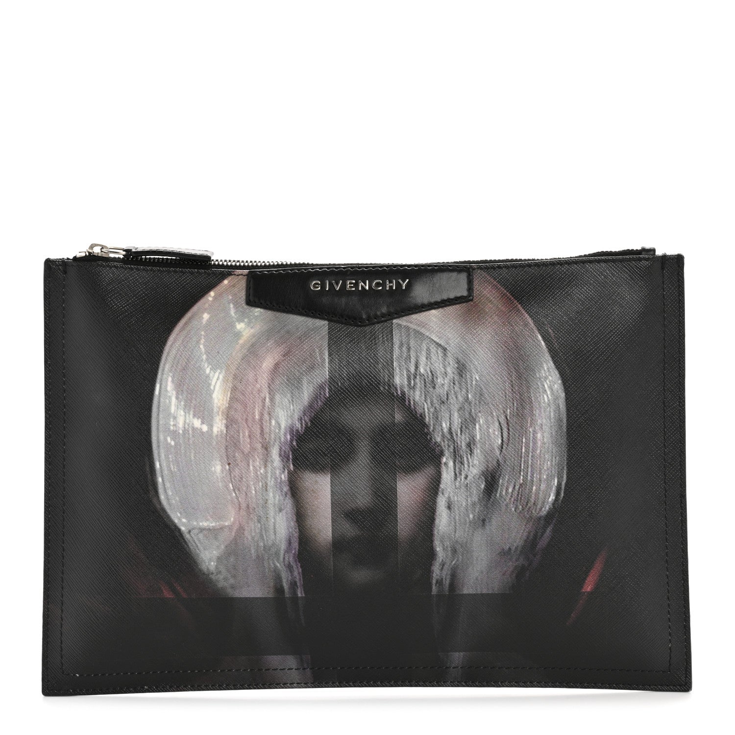 Givenchy Saffiano Antigona Madonna Clutch Black 1 of 11
