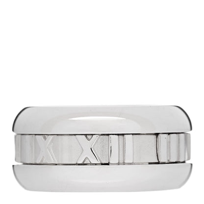 Tiffany Sterling Silver Atlas Band Ring 49 5 1 of 4