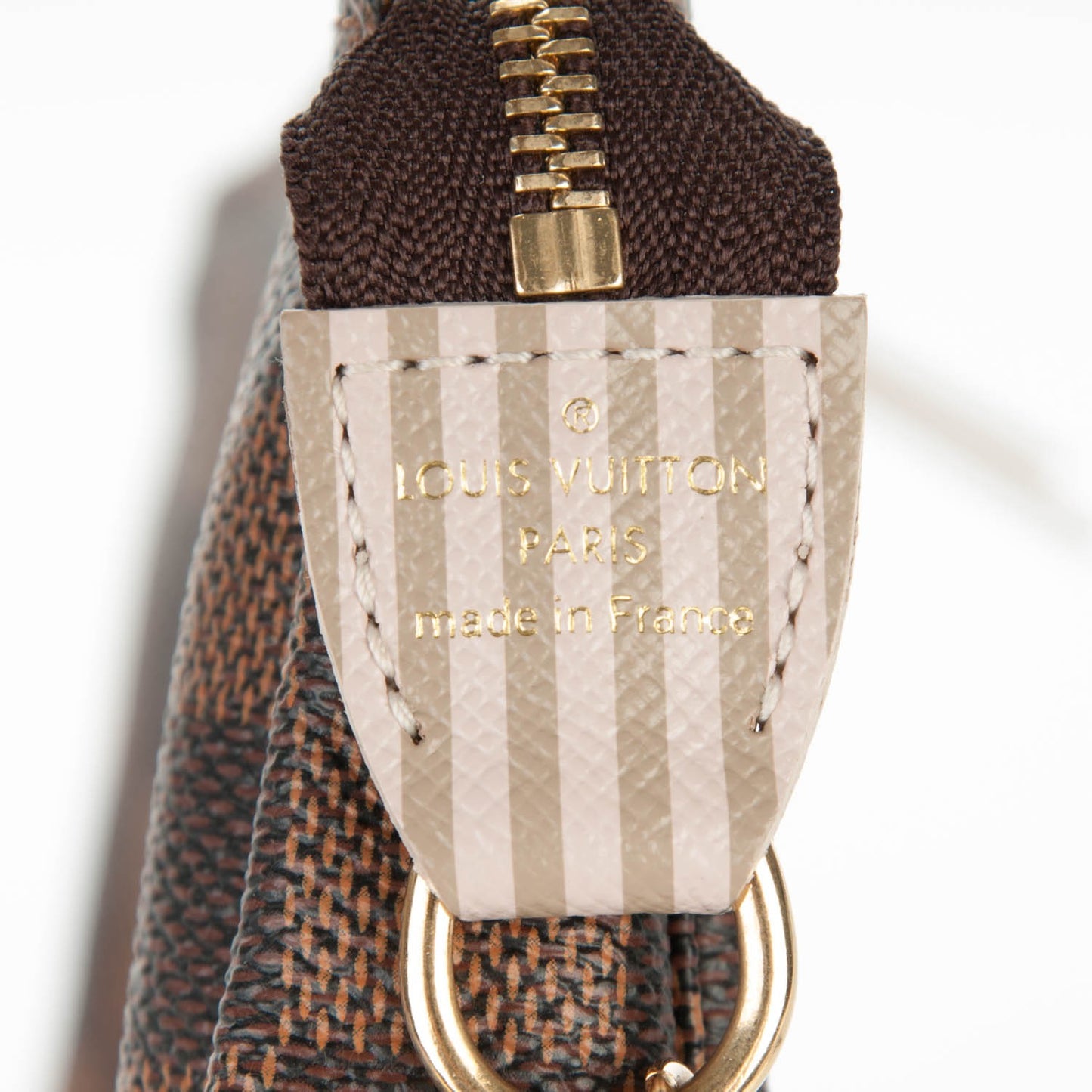 Damier Ebene Trunks and Locks Mini Pochette Accessories