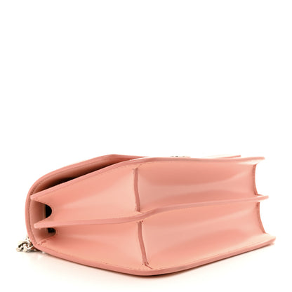 Burberry Calfskin Monogram Embossed Small TB Chain Bag Blush Pink 4 of 16