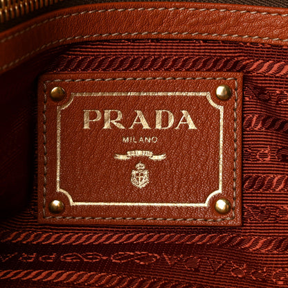 Prada Vitello Daino Shopping Tote Rame 6 of 11