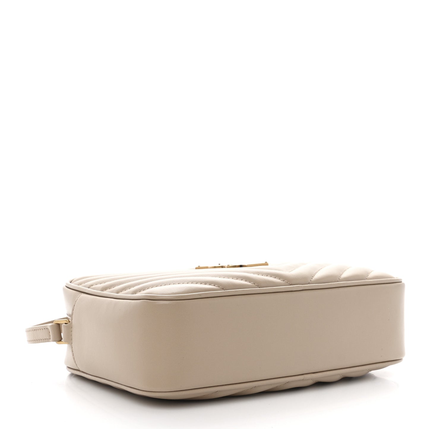 Calfskin Matelasse Monogram Lou Camera Bag Dark Beige