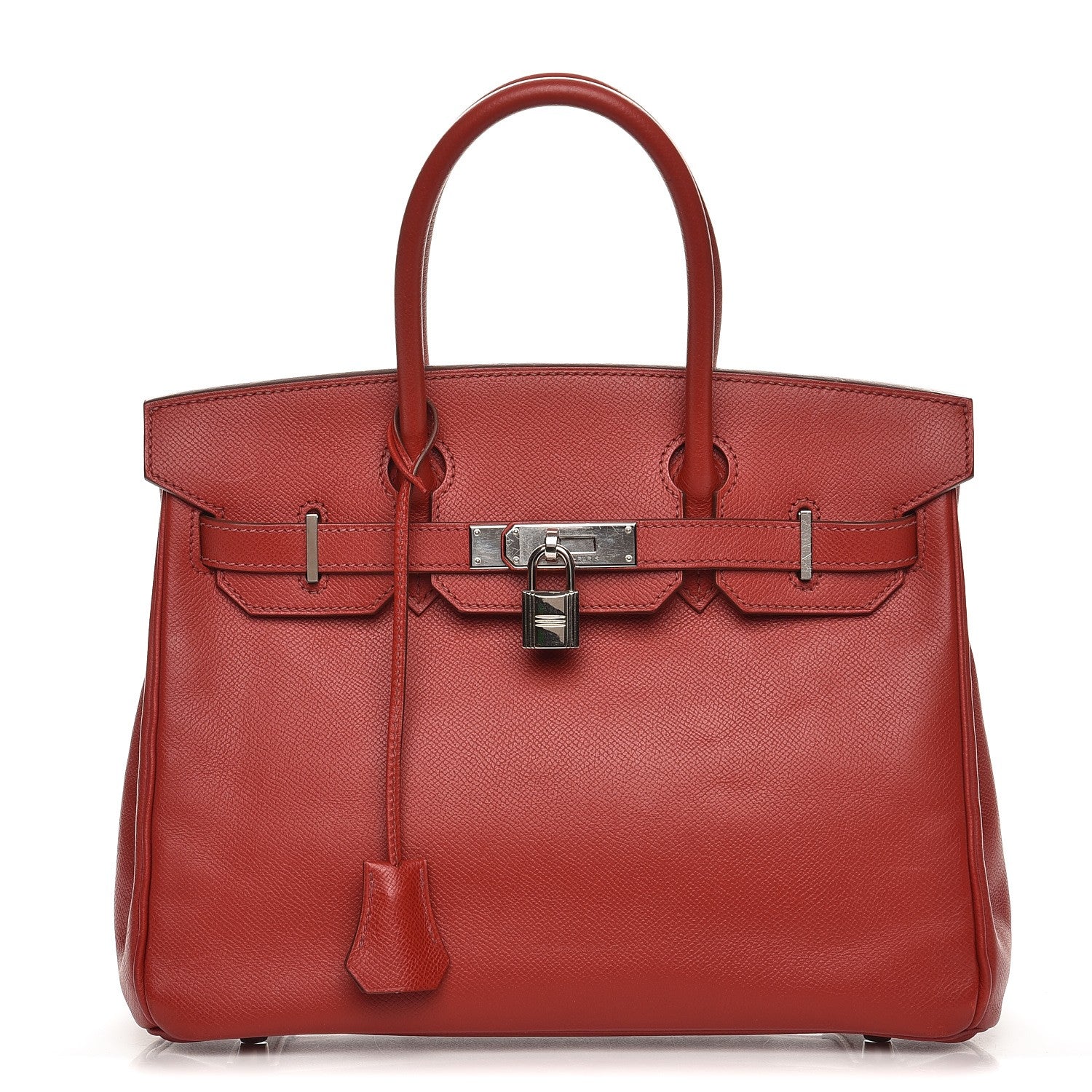 Hermes Epsom Birkin 30 Rouge Garance 1 of 38