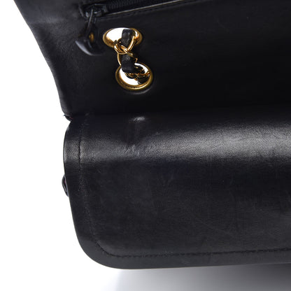 Chanel Lambskin Quilted Medium Double Flap Black 12 of 12