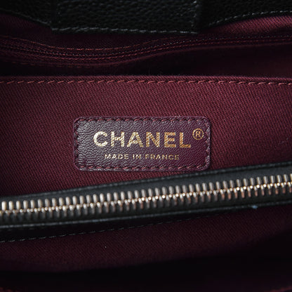 Chanel Grained Calfskin Small Neo Executive Shopper Tote Black 6 of 9