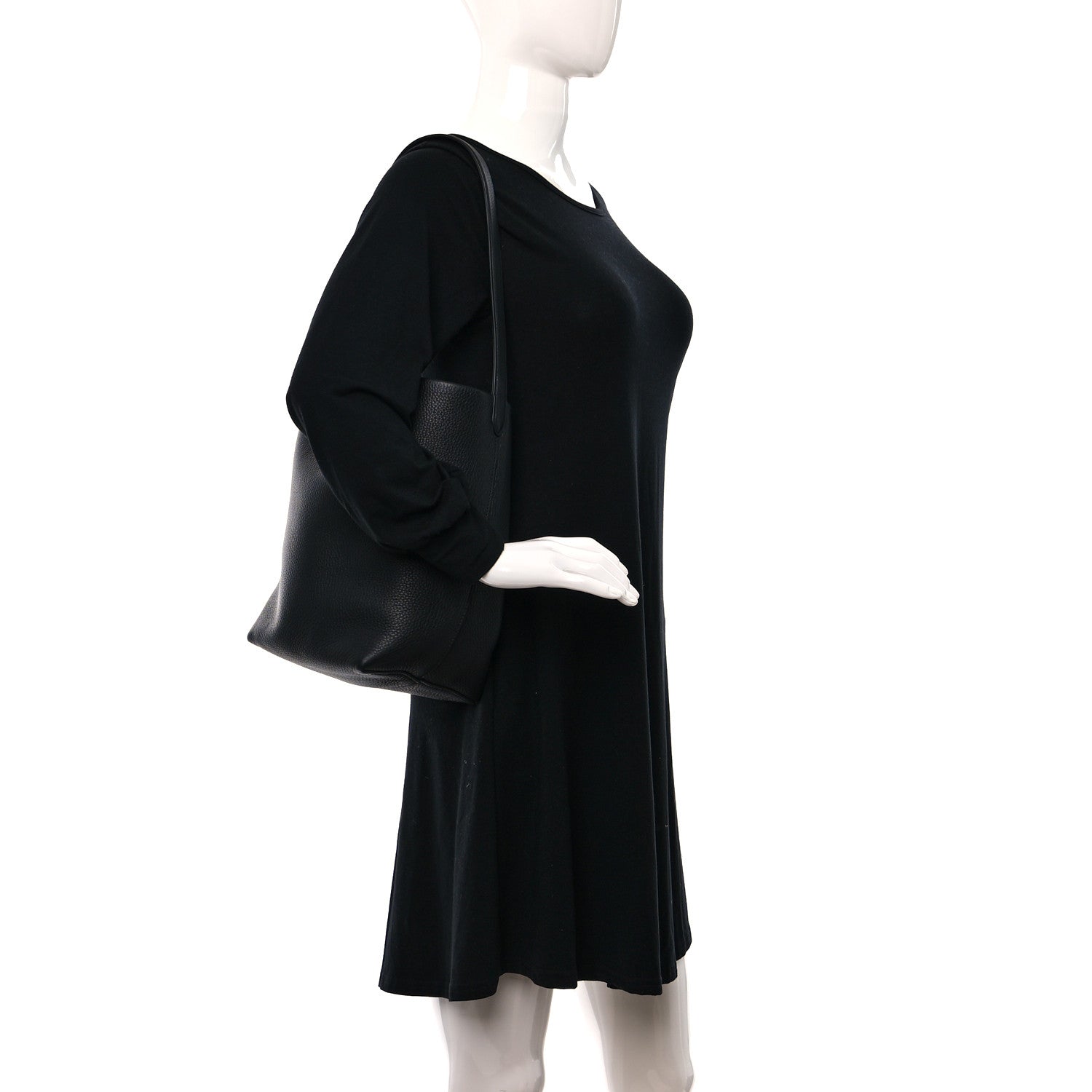 The Row Grained Calfskin Medium N/S Park Tote Black 2 of 8