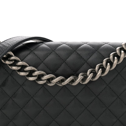 Chanel Caviar Quilted Medium Boy Flap Black 8 of 10