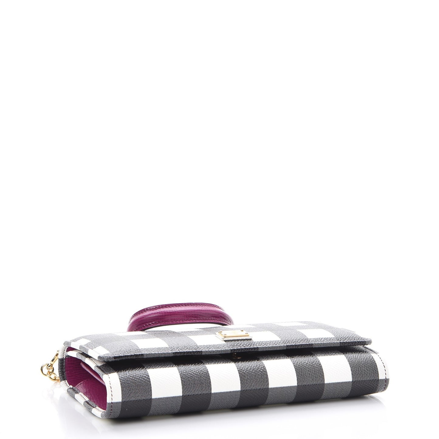 Dauphine Printed Wallet On Chain Multicolor