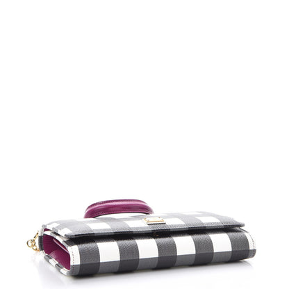 Dolce & Gabbana Dauphine Printed Wallet On Chain Multicolor 5 of 8