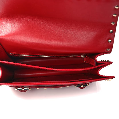Valentino Garavani Calfskin Rockstud Flap Shoulder Bag Rosso Valentino 5 of 11