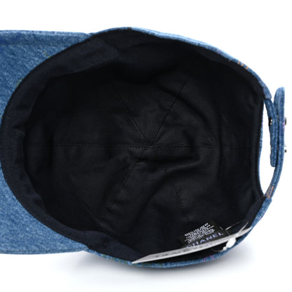 Chanel Denim Mood Cap Hat Blue 7 of 9