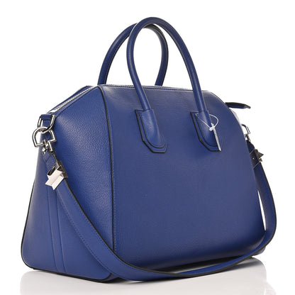 Givenchy Sugar Goatskin Medium Antigona Bright Blue 3 of 10