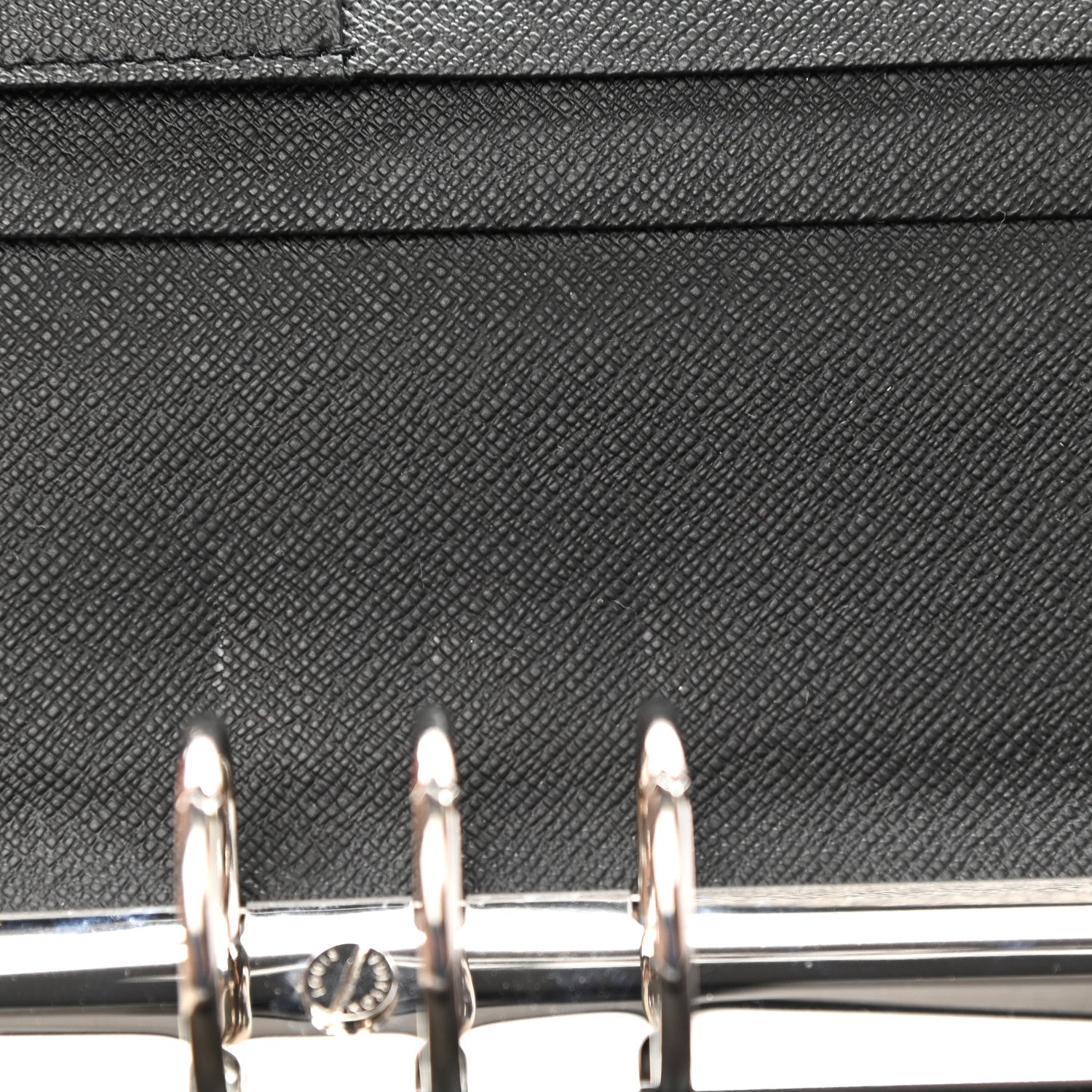 Louis Vuitton Epi Large Ring Agenda Cover Black 9 of 9