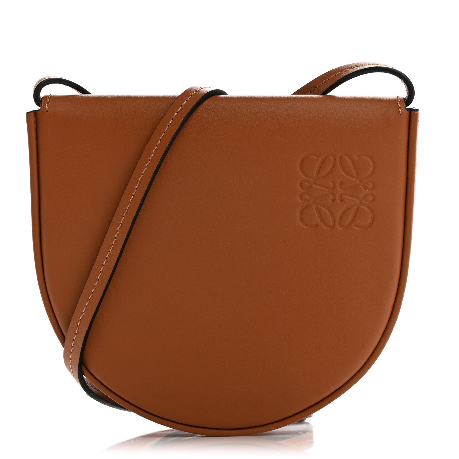 Loewe Soft Calfskin Mini Heel Pouch Tan 1 of 10