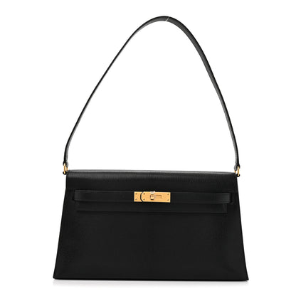 Hermes Chevre Chamkila Kelly Elan Black 1 of 11