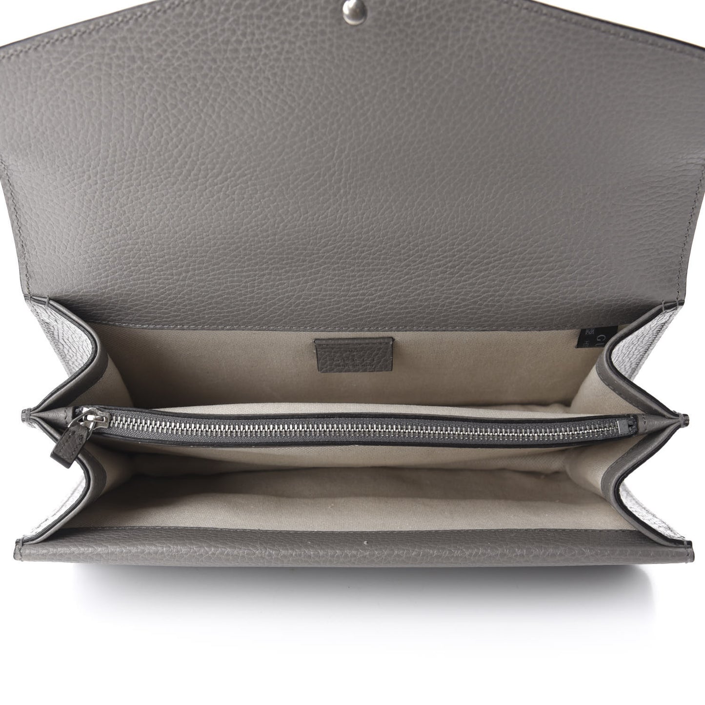 Pebbled Calfskin Small Dionysus Shoulder Bag Dusty Grey