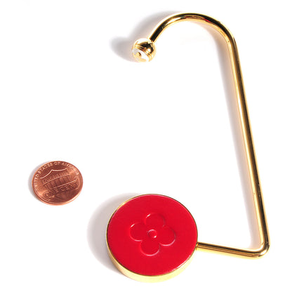Louis Vuitton Purse Hook Red Gold 2 of 5