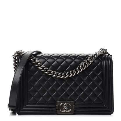Chanel Caviar Quilted New Medium Boy Flap Black 1 of 11