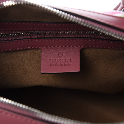 Gucci GG Supreme Monogram Blooms Small Boston Beige Multicolor Dry Rose 6 of 9