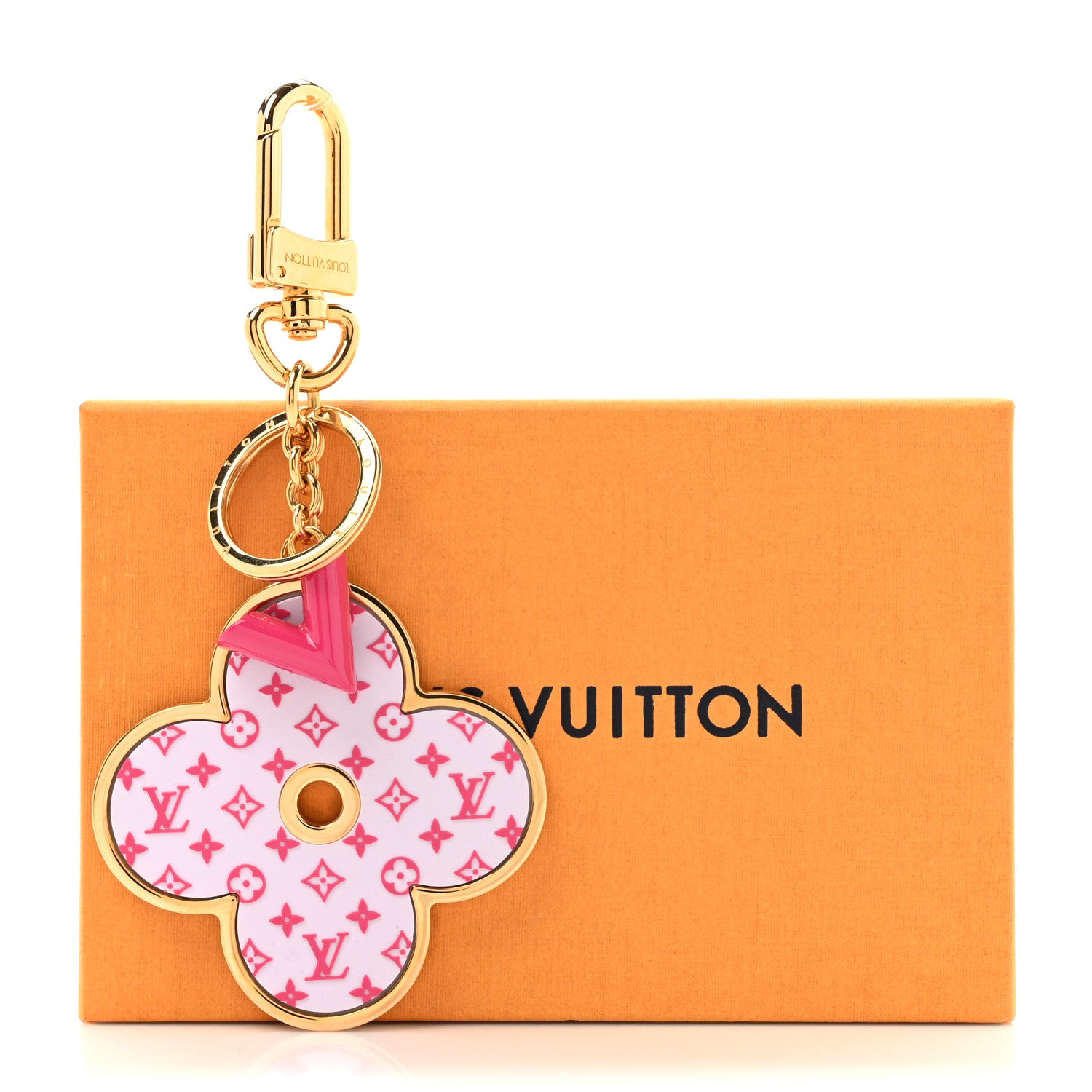 Louis Vuitton Monogram All Over Bag Charm Key Holder 4 of 4