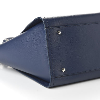 Chanel Caviar Small Studded Deauville Tote Navy 7 of 10