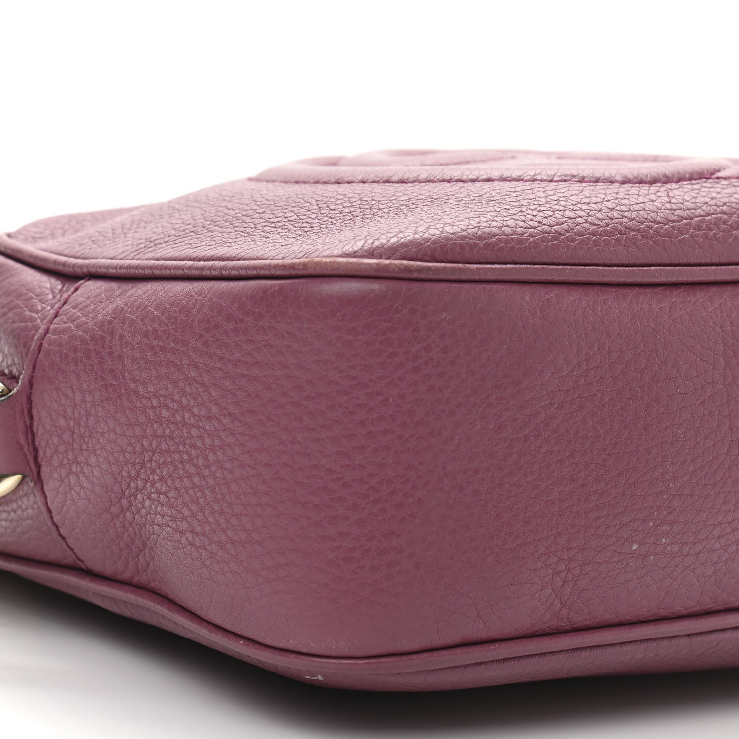Gucci Pebbled Calfskin Small Soho Disco Bag Peonia Flower 13 of 14