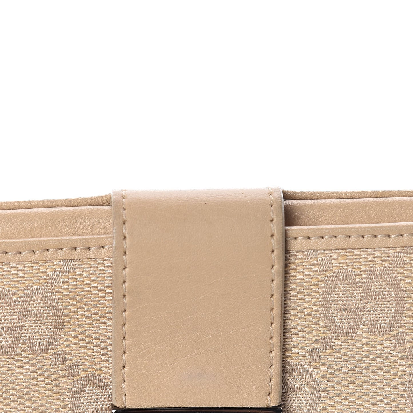 Monogram Card Case Beige