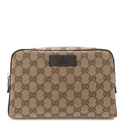 Gucci Monogram Belt Bag Dark Brown 1 of 10