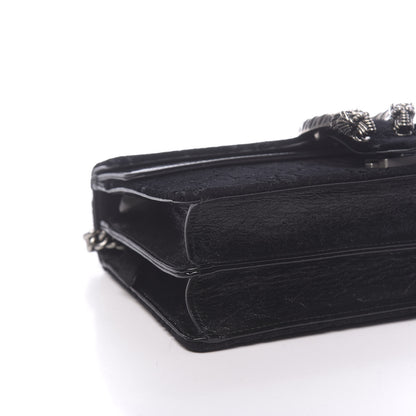 Gucci Velvet GG Monogram Small Dionysus Shoulder Bag Black 8 of 11