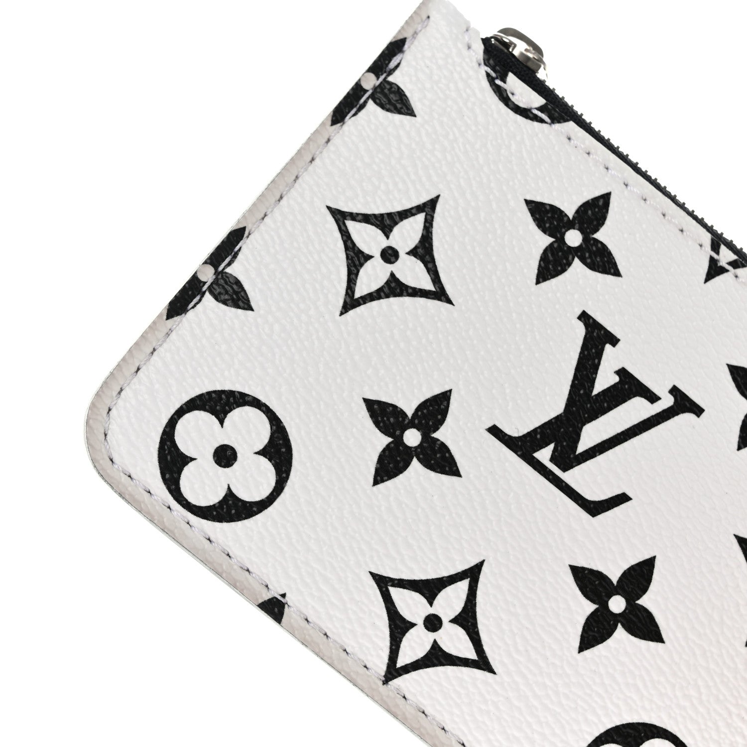 Louis Vuitton Monogram Marelle Pochette Black White 7 of 8
