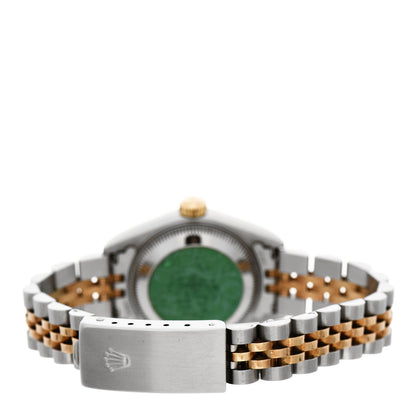 Rolex Stainless Steel 18K Yellow Gold Mother of Pearl 26mm Oyster Perpetual Datejust Watch 69173 3 of 5