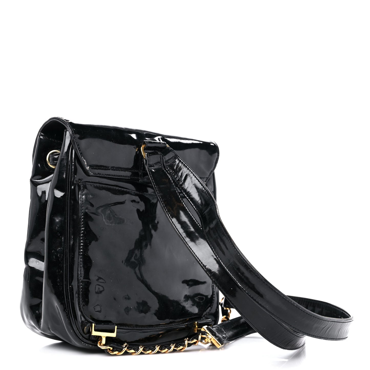 Patent CC Drawstring Backpack Black