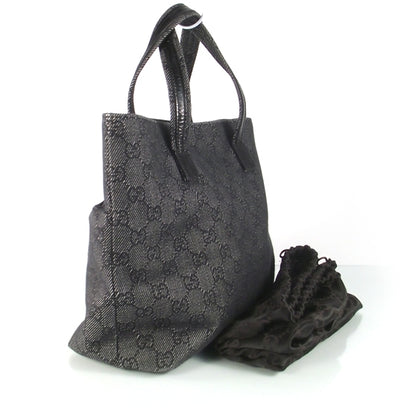 Gucci Denim Monogram Tote 3 of 8