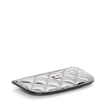 Chanel Patent Quilted Card Holder Black 4 of 8