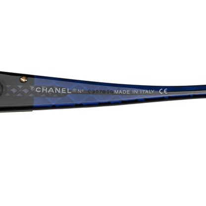 Chanel Acetate Quilted CC Sunglasses 5014 Blue 5 of 8
