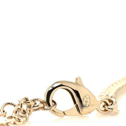 Chanel Pearl Crystal Bead Chain Heart CC Belt Gold Black 3 of 4