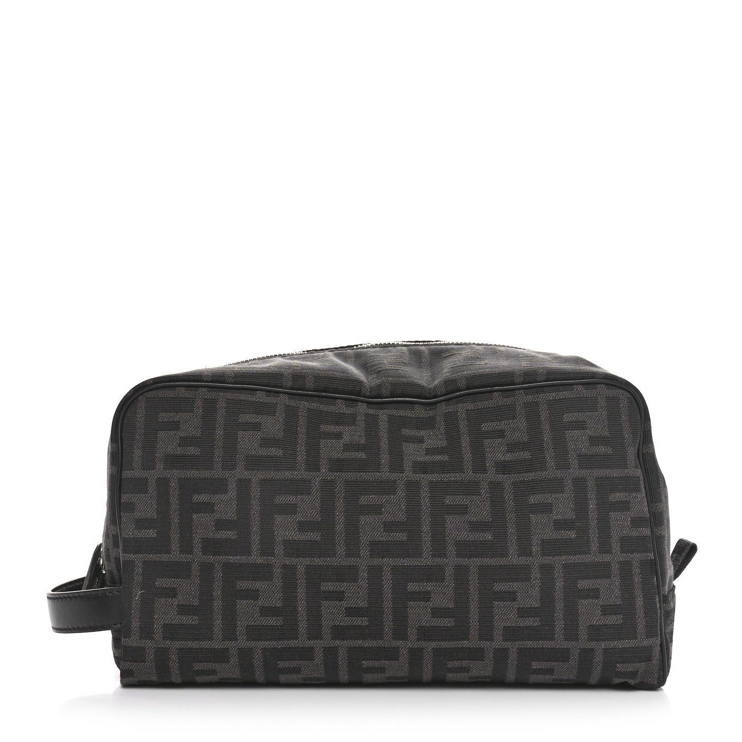 Fendi Jacquard FF Toiletry Case Black 1 of 10