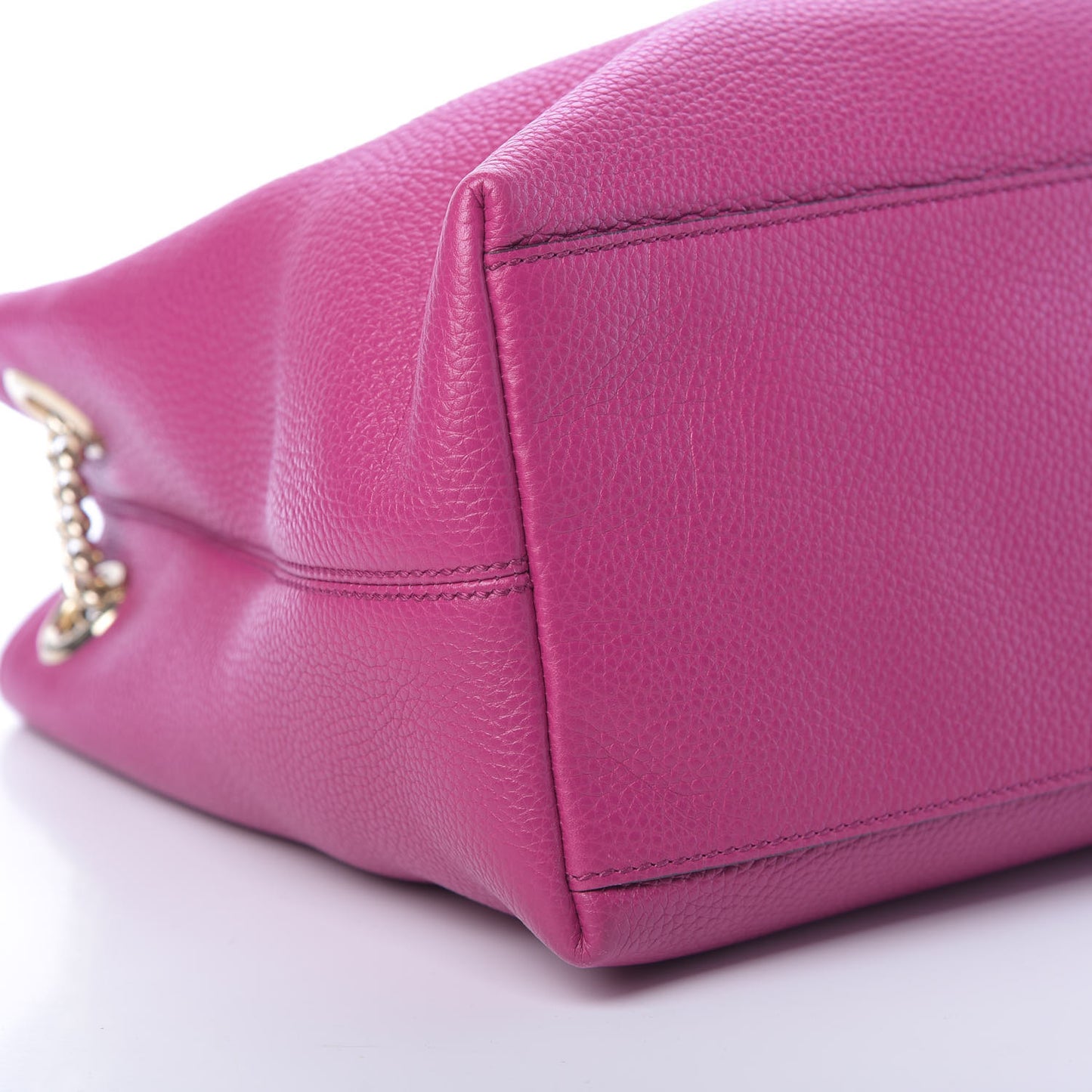 Cellarius Calfskin Medium Soho Chain Shoulder Bag Bright Bouganville