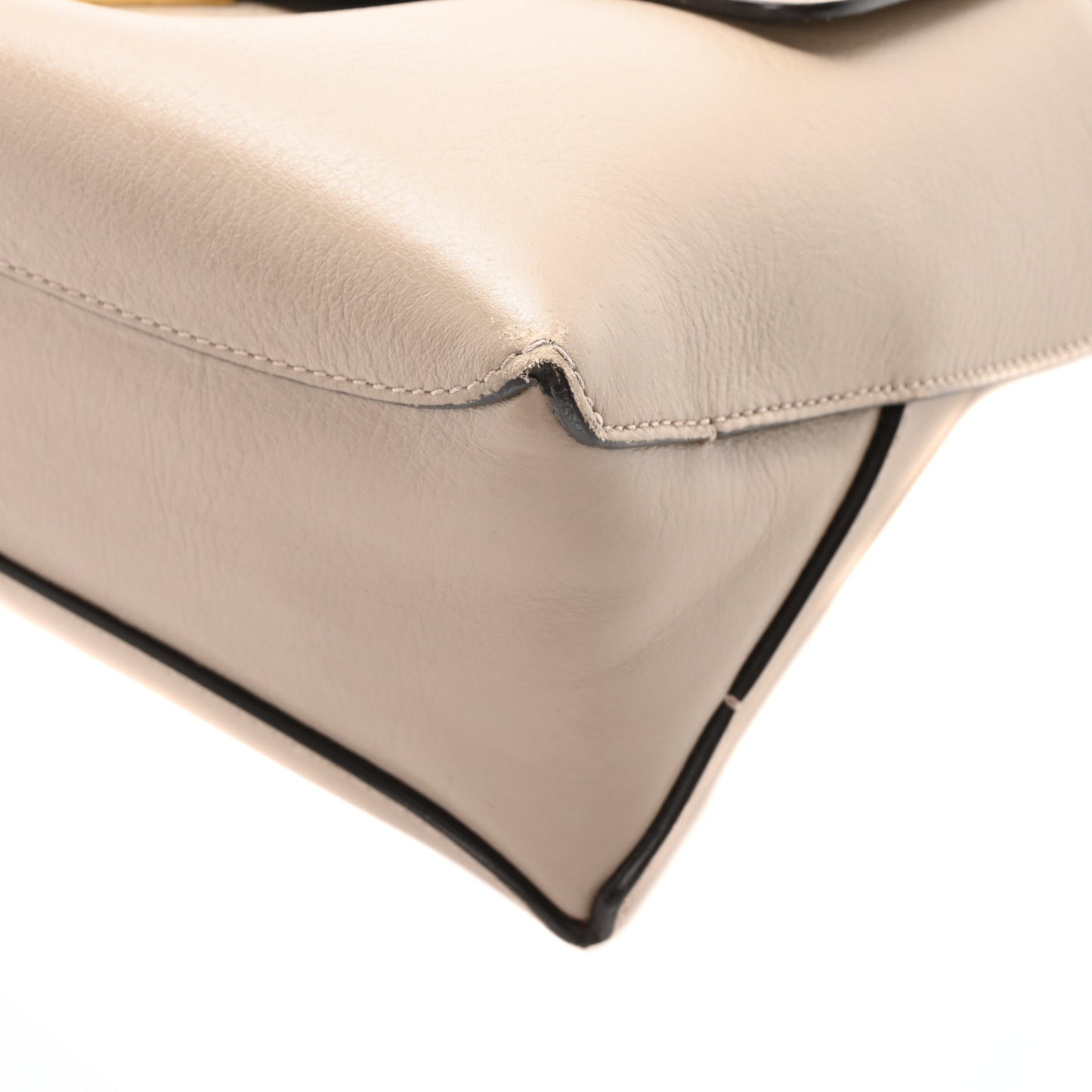 Calfskin Fedora Satchel Taupe