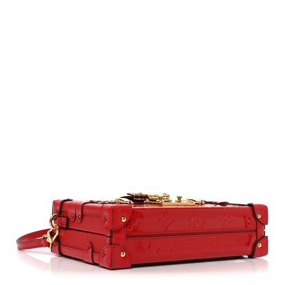 Louis Vuitton Vernis Petite Malle Red 4 of 9
