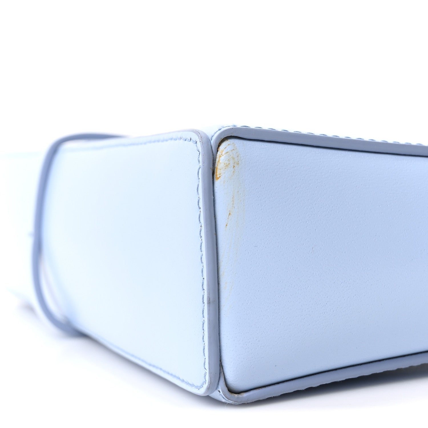 Givenchy Box Calfskin Small Cut Out Shoulder Bag Light Blue 10 of 10