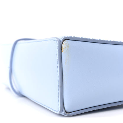 Givenchy Box Calfskin Small Cut Out Shoulder Bag Light Blue 10 of 10