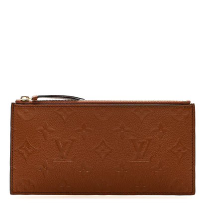 Louis Vuitton Empreinte Felicie Chain Wallet Zippered Insert Cognac 1 of 6