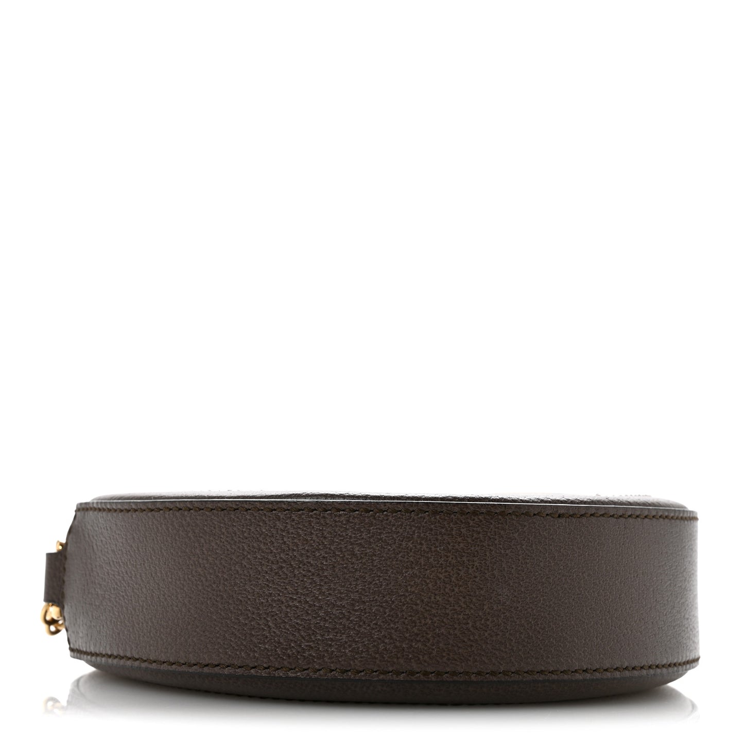 GG Supreme Monogram Web Mini Ophidia Round Shoulder Bag Brown
