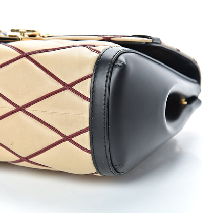 Louis Vuitton Lambskin Malletage Pochette Flap Natural 9 of 16